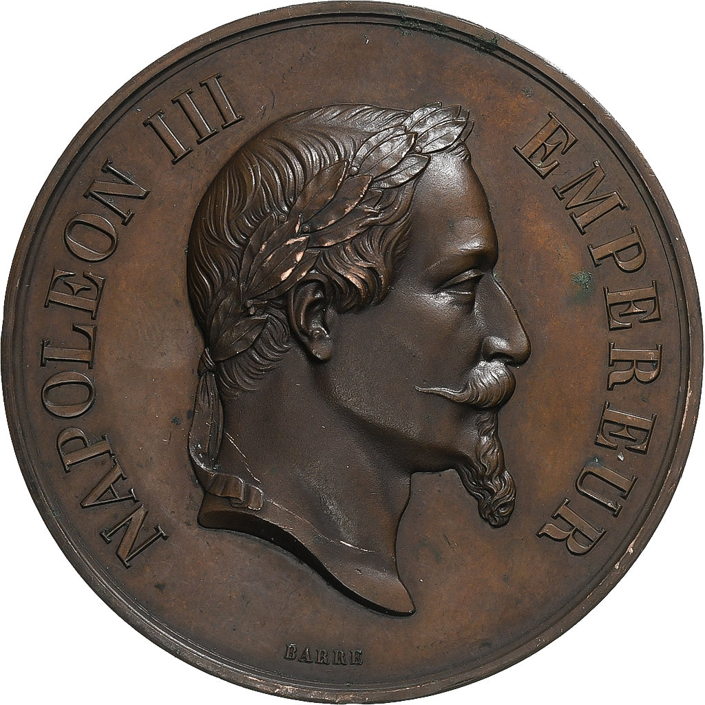 France, Medal, Napoléon III, Ministère de l'Agriculture et de Commerce, 1866