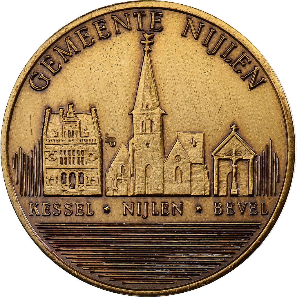 Belgium, Token, 50 Nila - Nijlen, 1981, Bronze, AU(55-58)
