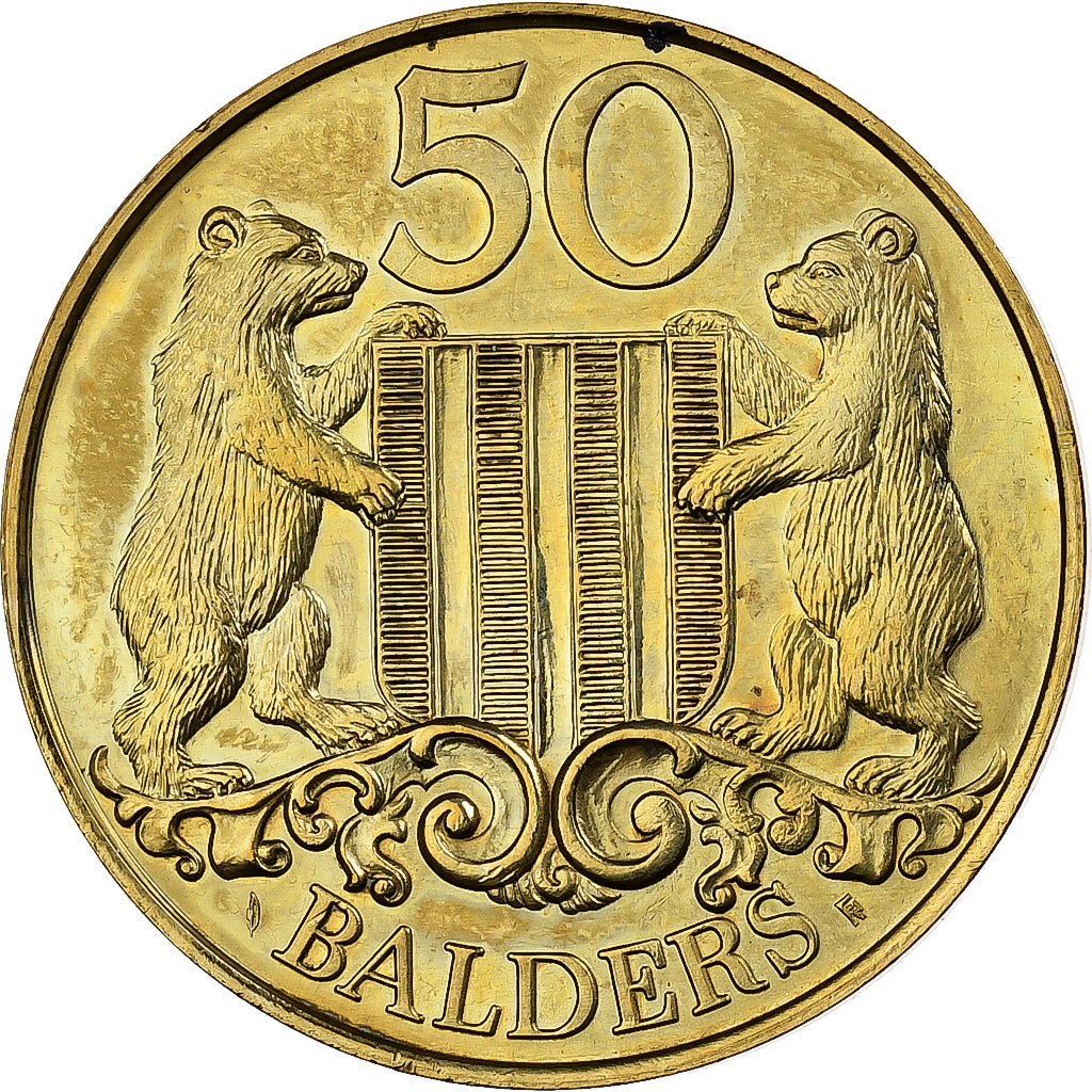 Belgien, betaalpenning, 50 Balders - Berlaar, 1981, Bronze, VZ