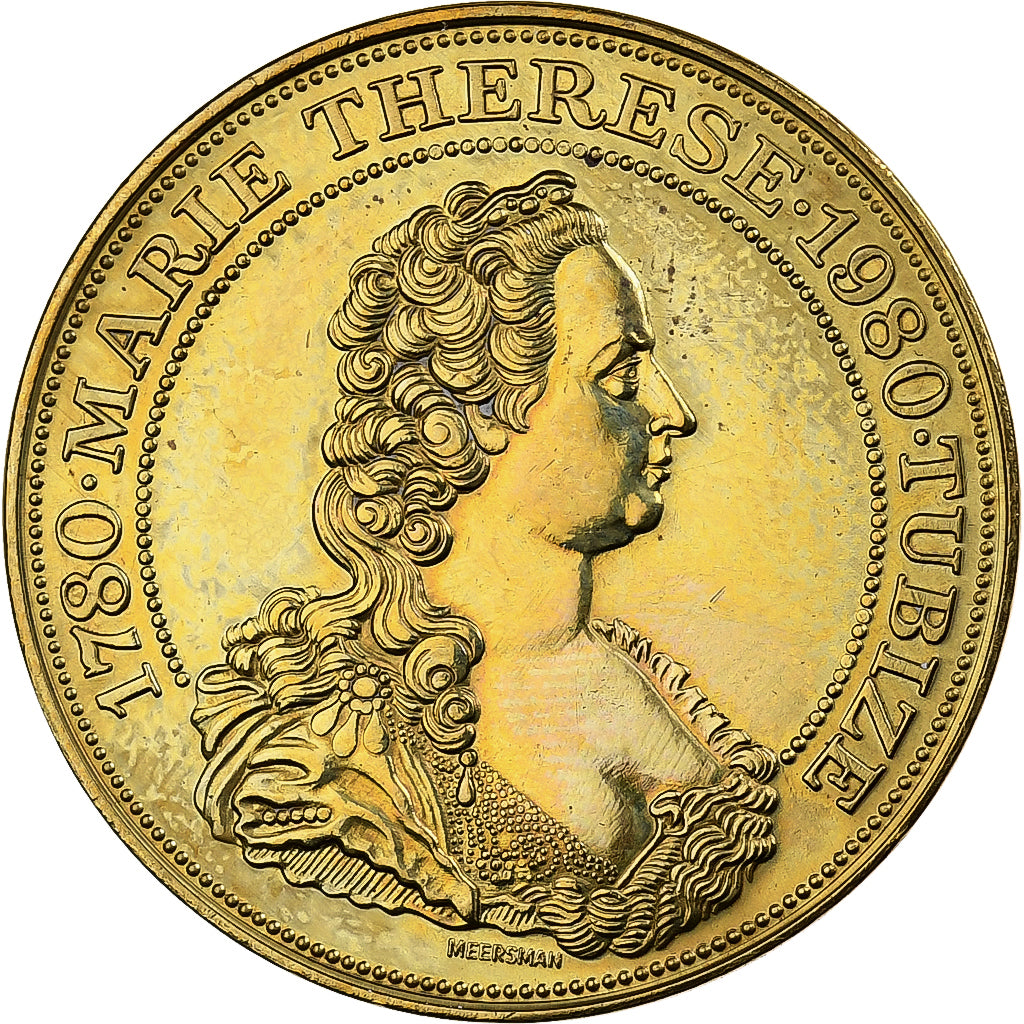 Bélgica, zeton, 50 Betchard, 1980, Bronce, EBC