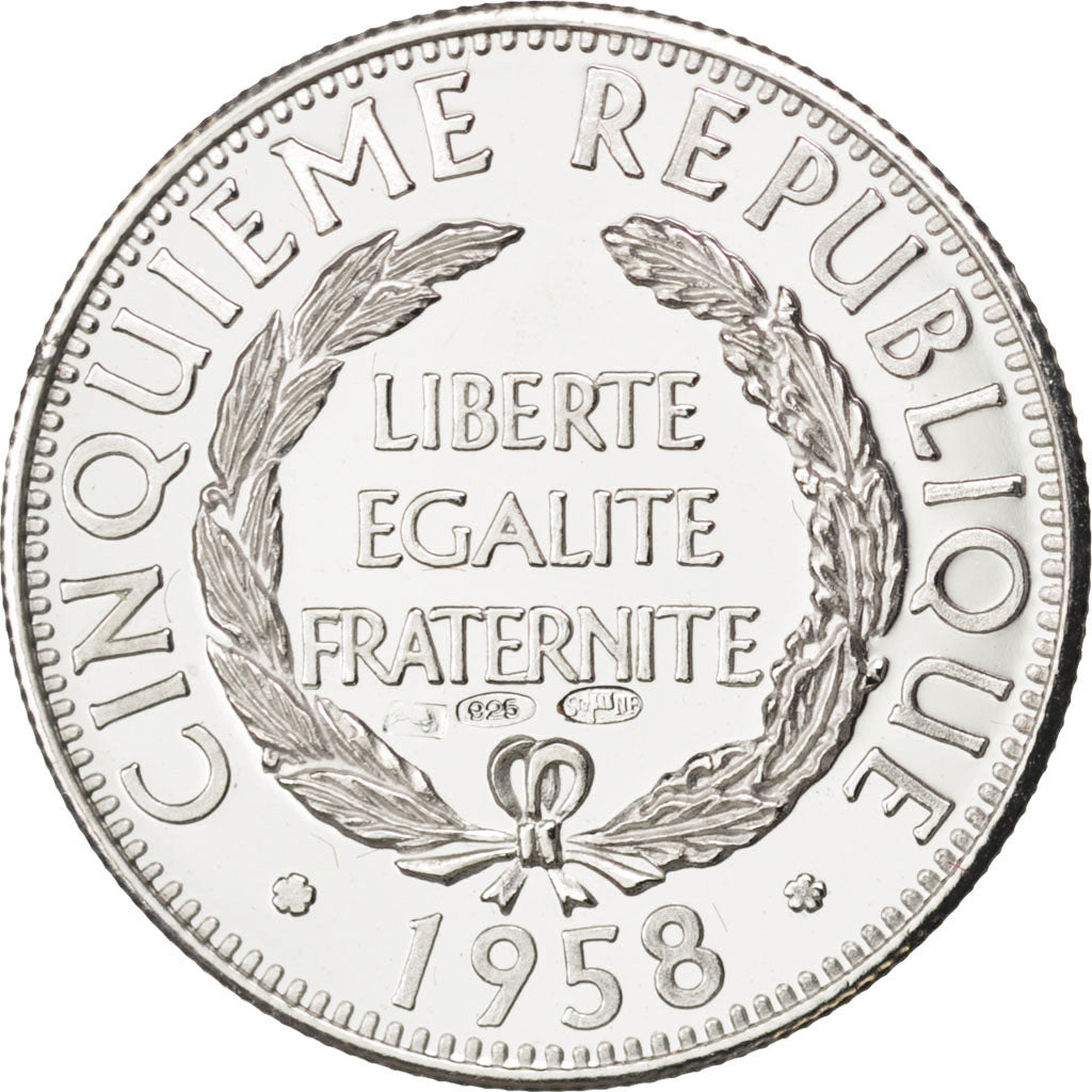 Frankrijk, Medaille, French Fifth Republic, Zilver, PR+