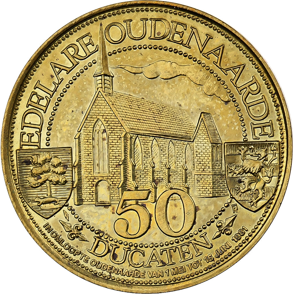 Belgium, Token, 50 ducaten, 1981, Bronze, AU(50-53)