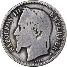 France, Napoleon III, Franc, 1866, Paris, Silver, F(12-15), KM:806