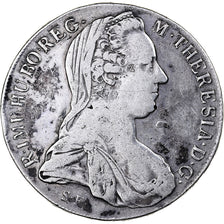 Austria, Marie-Thérèse, Thaler, 1780, Refrappe, Silver, VF(30-35), KM:T1
