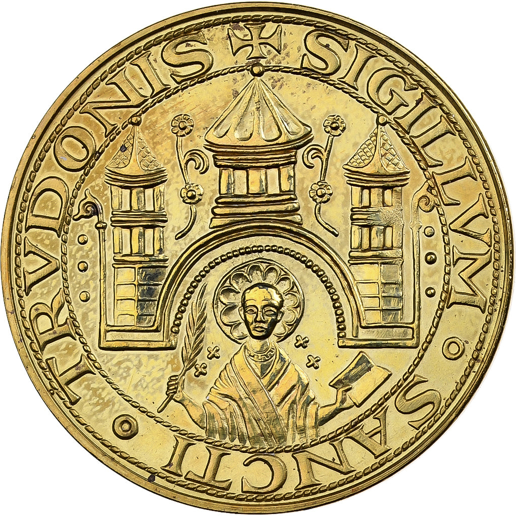 Belgium, Token, 50 Denier - St. Truiden, 1980, Brass plated steel, AU(55-58)