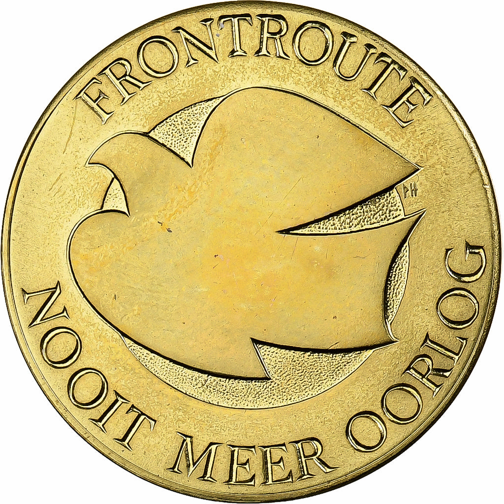 Belgio, ficha, 50 Frontroute, 1981, Rame, SPL-