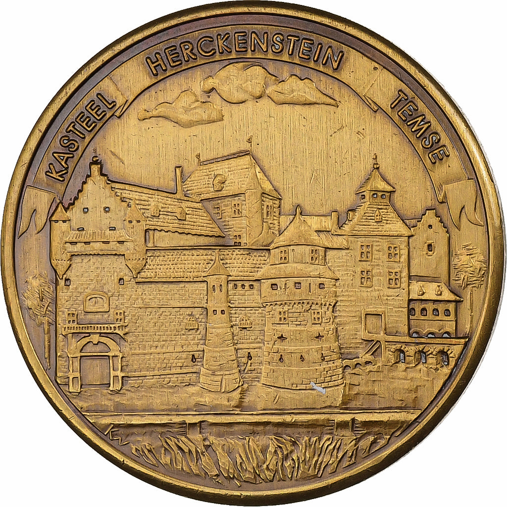 Belgium, Token, 100 Temsica - Temse, 1981, Bronze, AU(55-58)