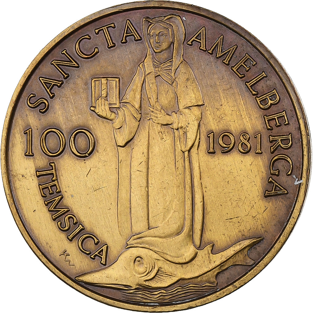 Belgium, Token, 100 Temsica - Temse, 1981, Bronze, AU(55-58)
