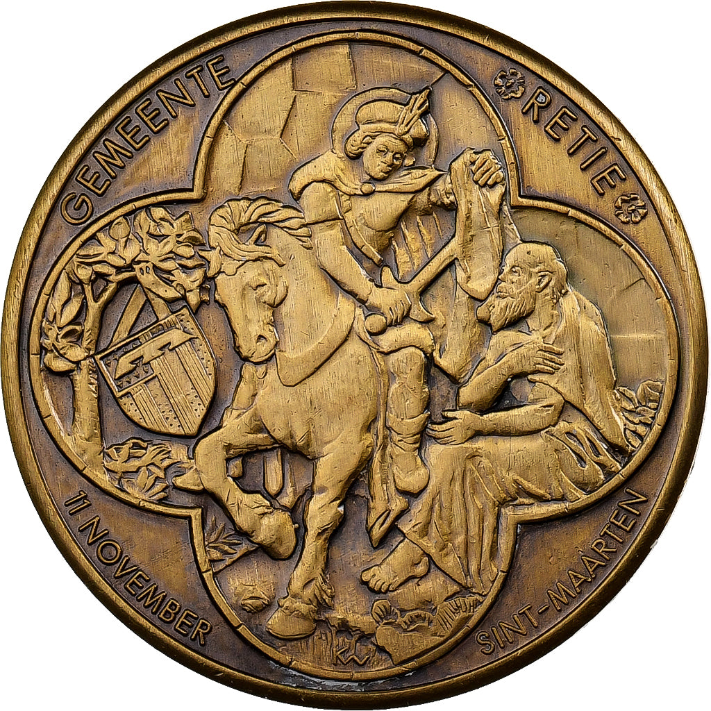 Bélgica, Token, 50 Lindes - Retie, 1981, Bronze, AU(55-58)