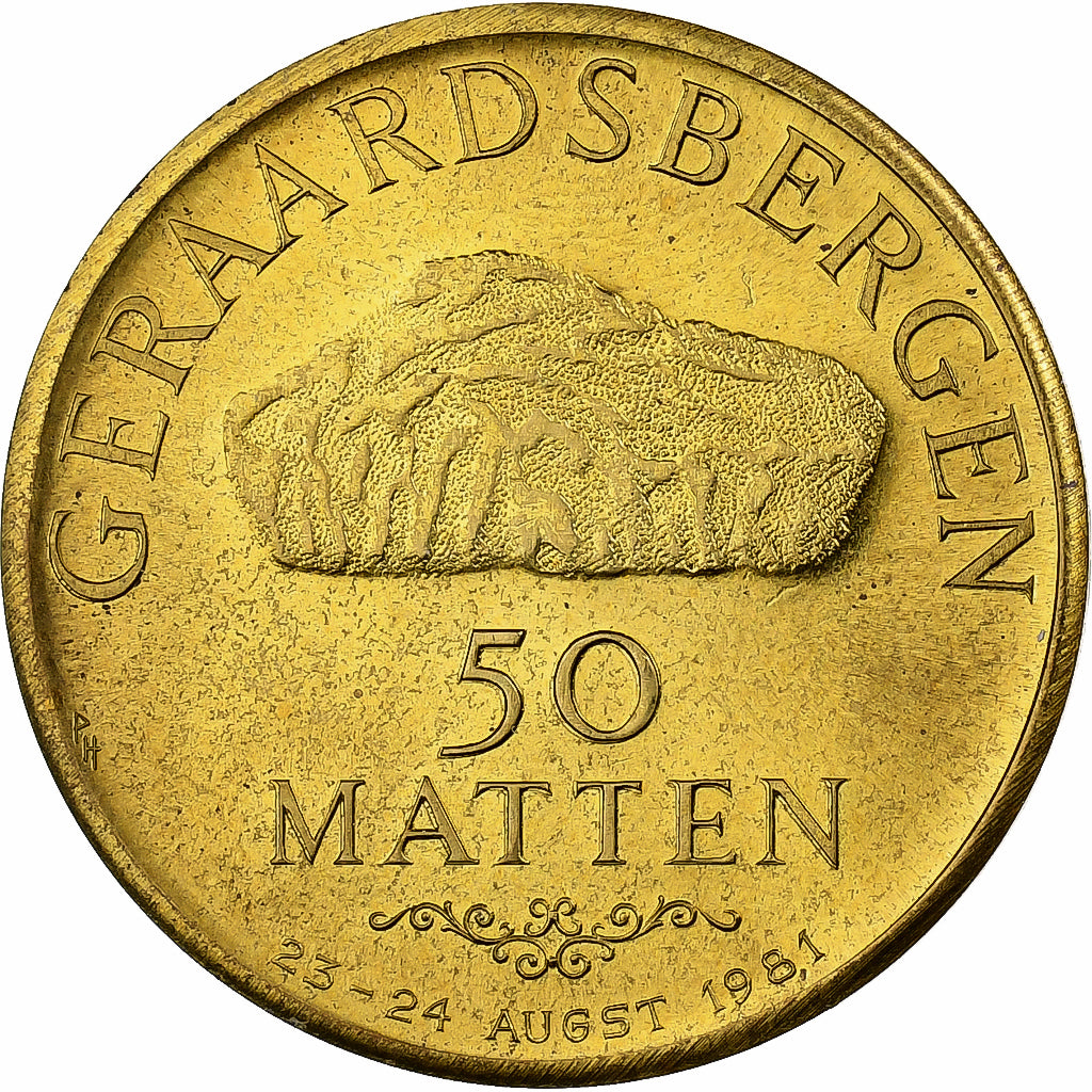 Belgien, betaalpenning, 50 Matten, 1981, Kupfer, VZ