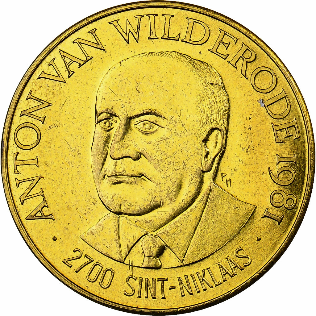 België, Token, 50 Klaaskens - Sint-Niklaas, 1981, Koper, ZF+