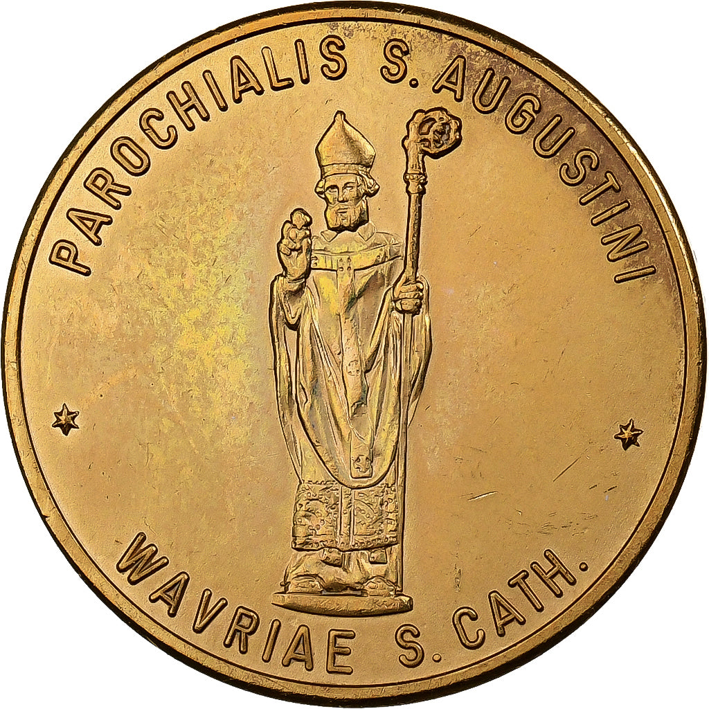 Bélgica, Token, 100 Stienus, 1981, Cobre, AU(50-53)