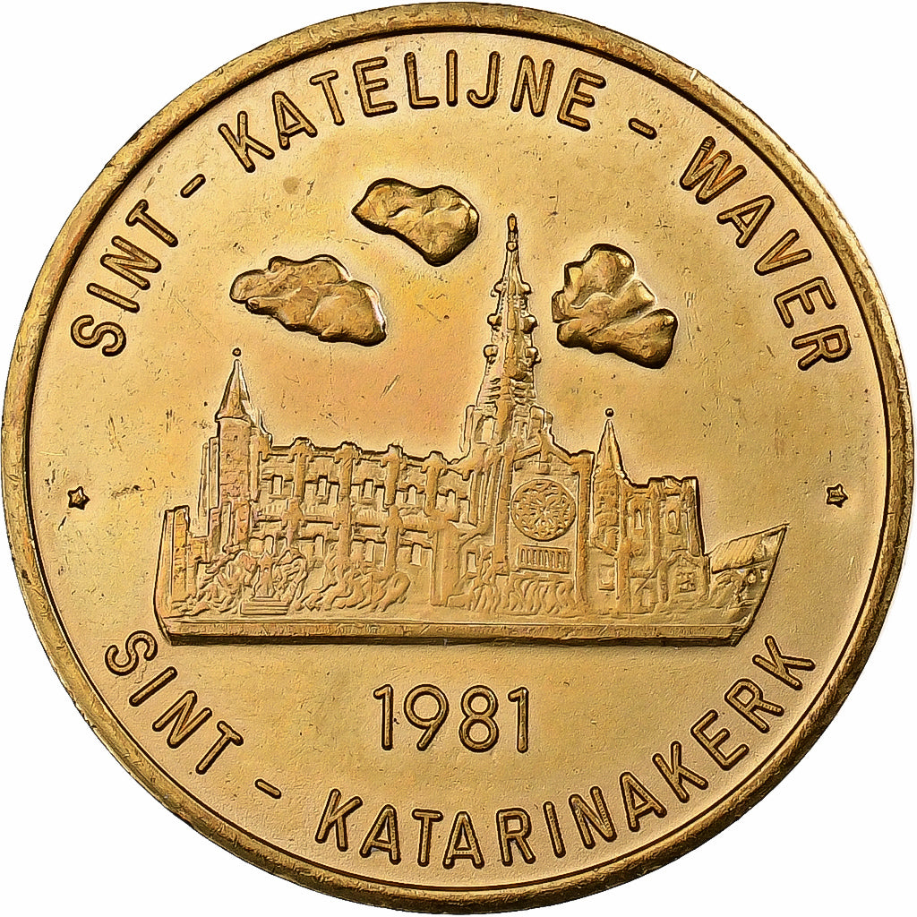 Belgique, Jeton, 100 Katrientjes, 1981, Cuivre, TTB+