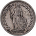 Svizzera, Franc, 1928, Bern, Argento, BB, KM:24