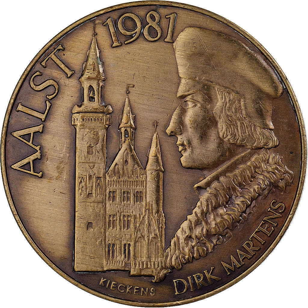 Belgia, Token, 100 Catte - Aalst, 1981, Brązowy, MS(60-62)