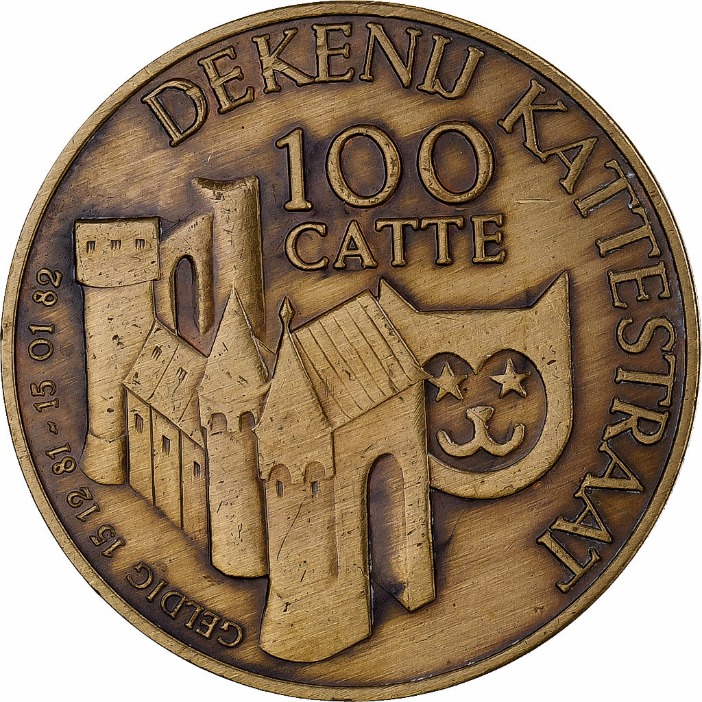 Belgia, Token, 100 Catte - Aalst, 1981, Brązowy, MS(60-62)