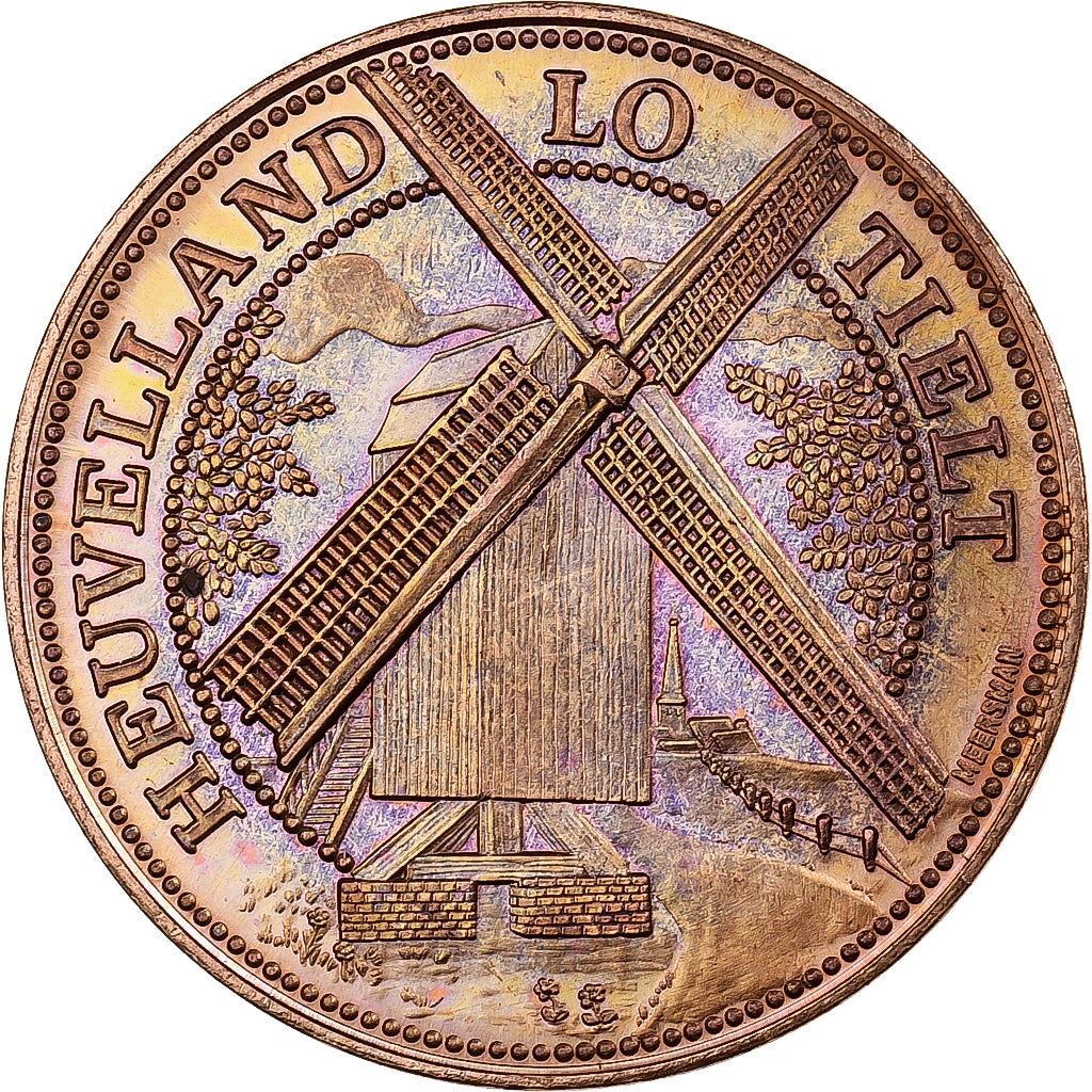 Belgium, Token, 25 Westvlaander, 1981, Copper Plated Steel, AU(55-58)