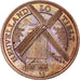 Belgium, Token, 25 Westvlaander, 1981, Copper Plated Steel, AU(55-58)