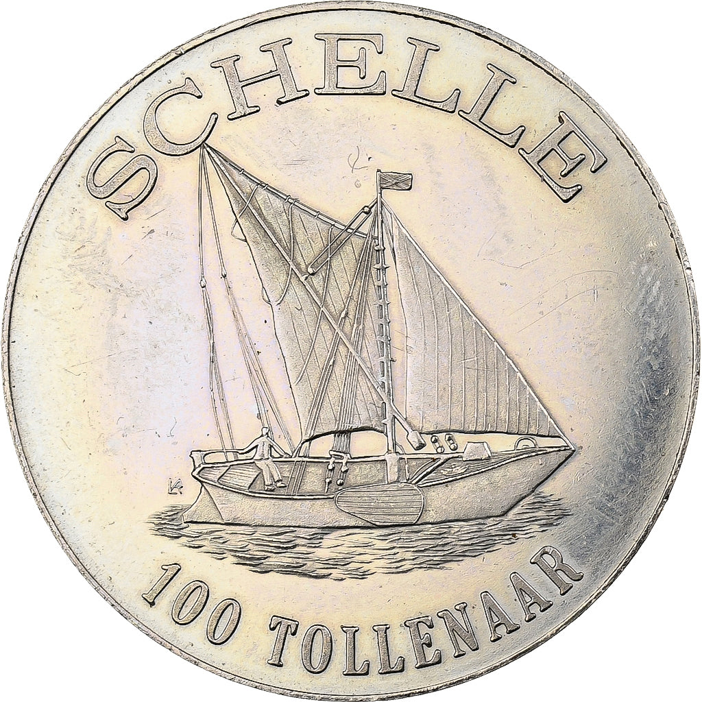 Bélgica, Token, 100 Tollenaar - Schelle, 1981, Cobre-níquel, AU(55-58)