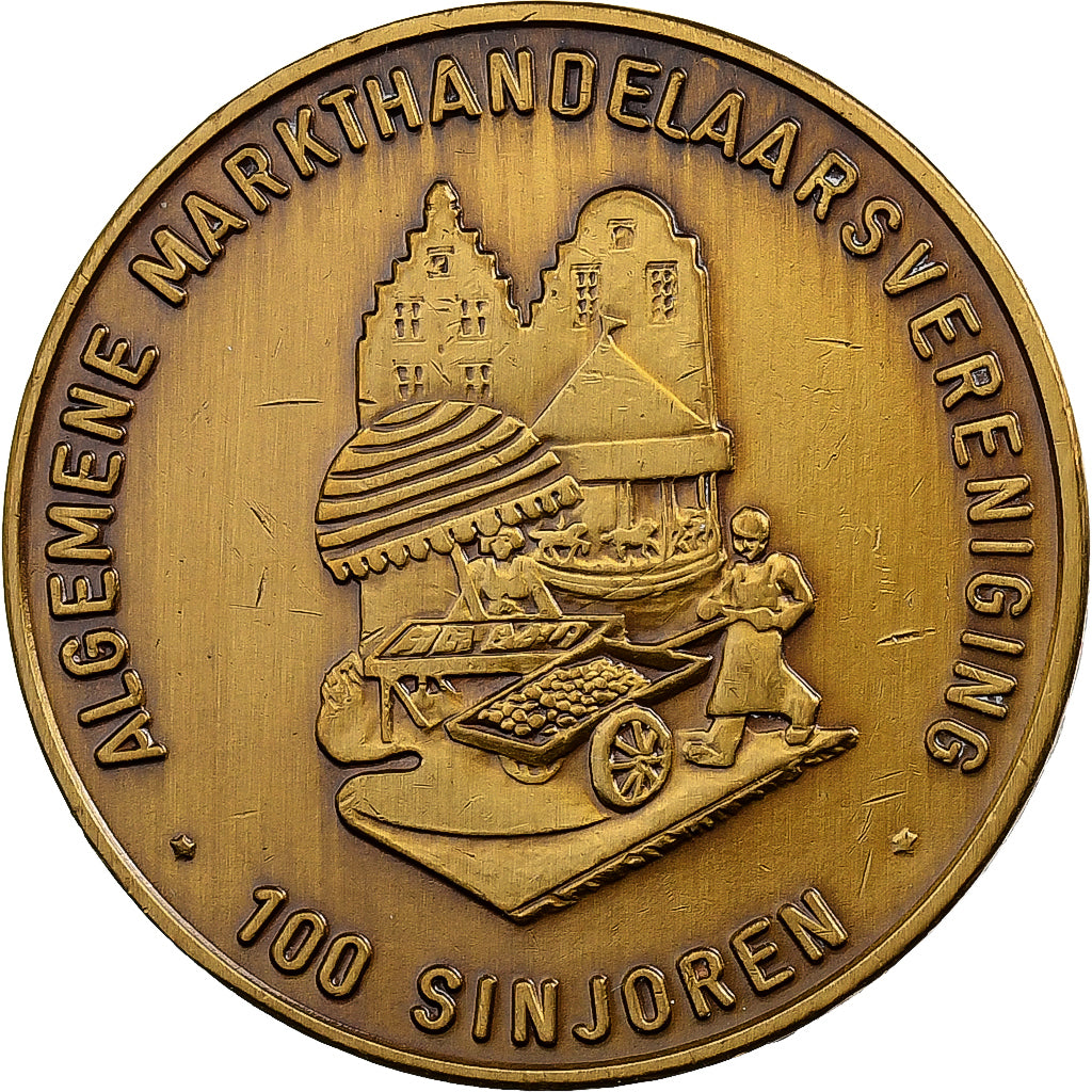 Bélgica, zeton, 100 Sinjoren - Antwerpen, 1981, Bronce, EBC