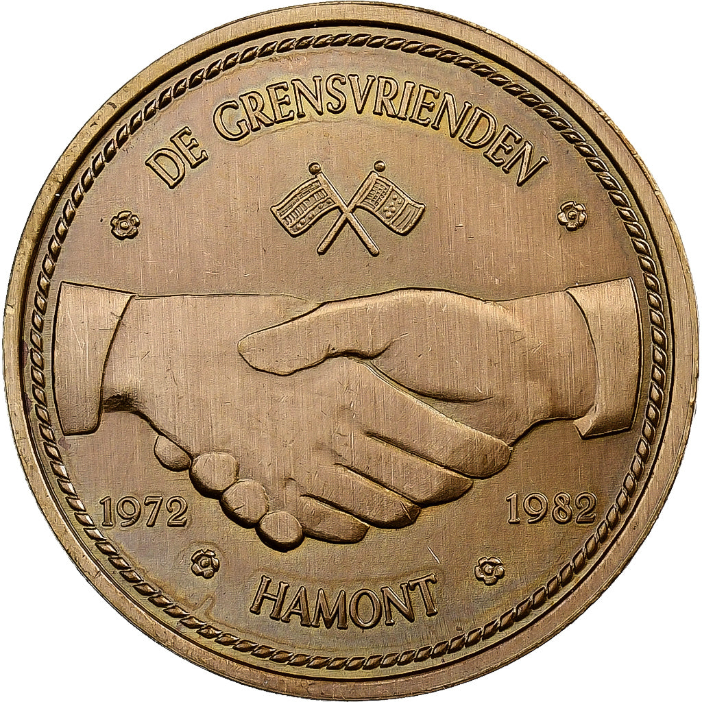 Belgia, Token, 100 Wellekens - Hamont, 1982, Brązowy, AU(55-58)