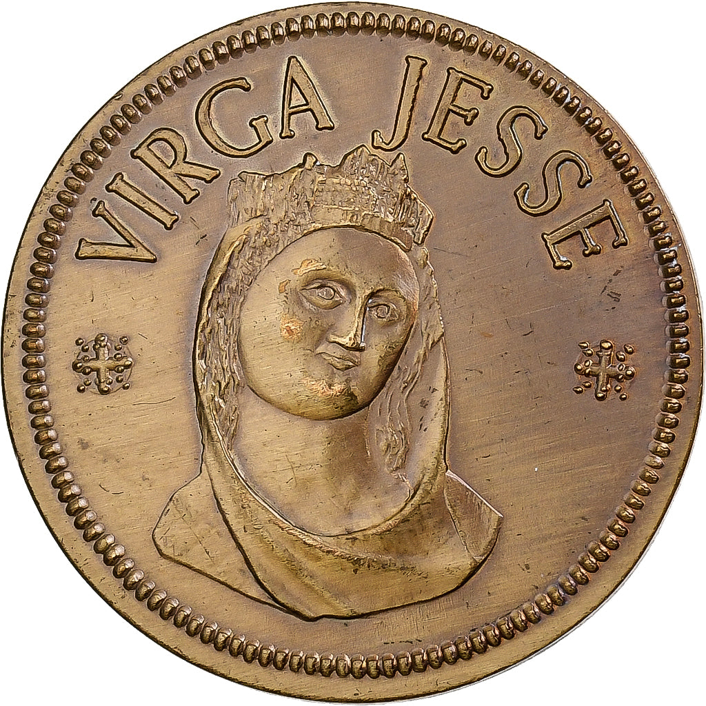 Belgia, Token, Virga Jesse - Hasselt, 1982, Brązowy, AU(55-58)