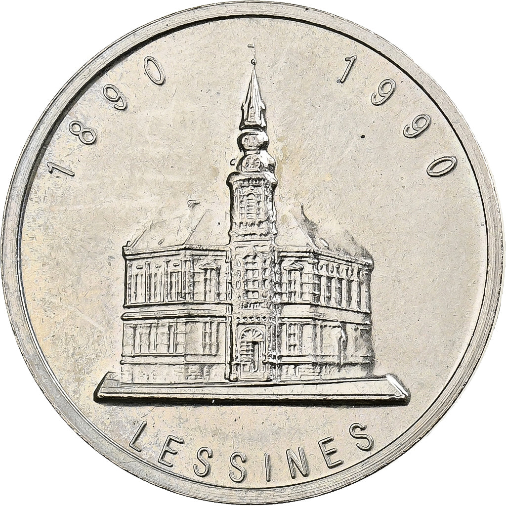 Belgique, Jeton, 50 Cleppes - Lessines, 1990, Nickel, SUP
