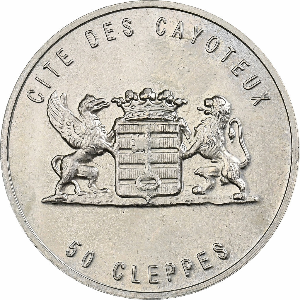Belgique, Jeton, 50 Cleppes - Lessines, 1990, Nickel, SUP