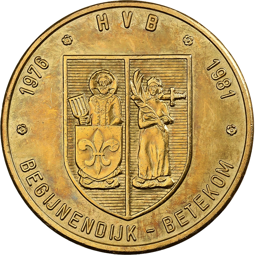 Belgia, Token, 50 Dijkenaar, 1981, Miedź, AU(55-58)