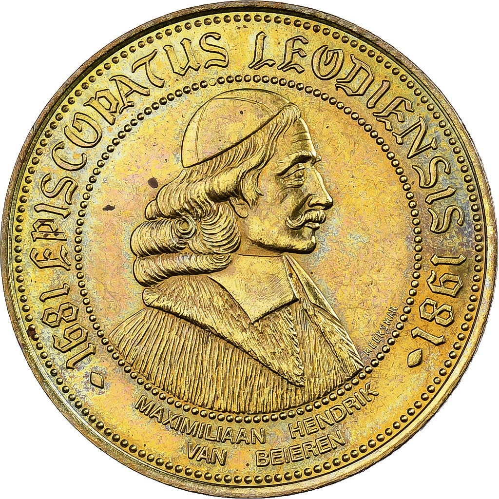 Belgia, Token, 50 Alleken - Alken, 1981, Mosiądz platerowany stalą, AU(50-53)