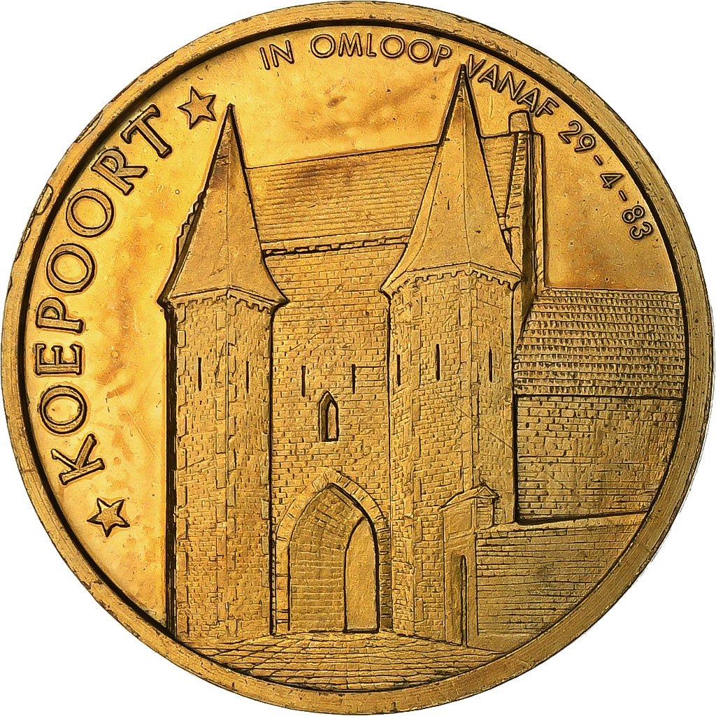 Belgique, Jeton, 100 Goten - Ninove, 1983, Cuivre, SUP