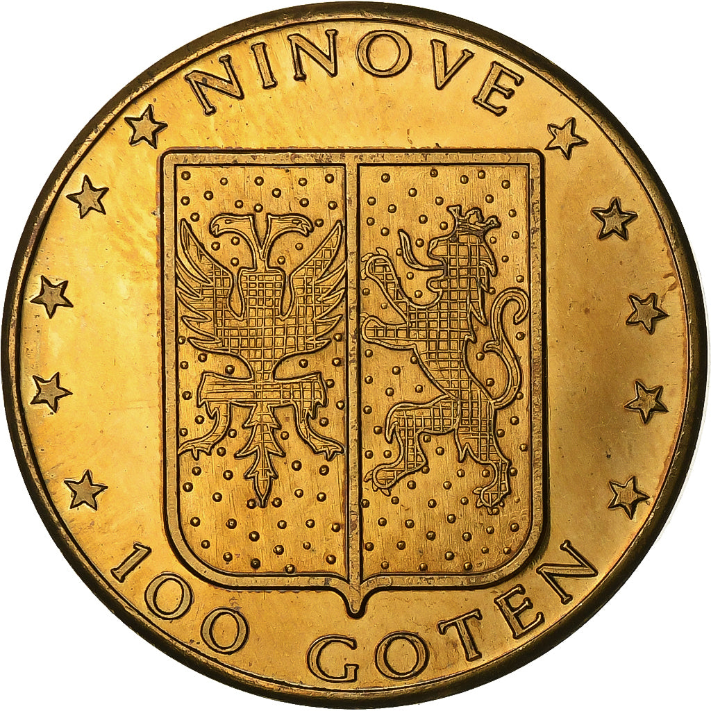 Belgique, Jeton, 100 Goten - Ninove, 1983, Cuivre, SUP
