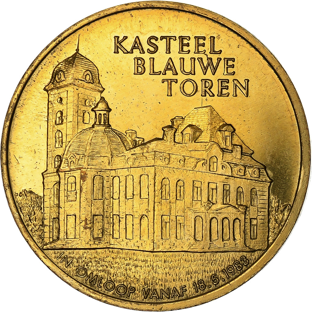 Belgium, Token, 100 Lelies - Varsenare, 1983, Copper, AU(55-58)