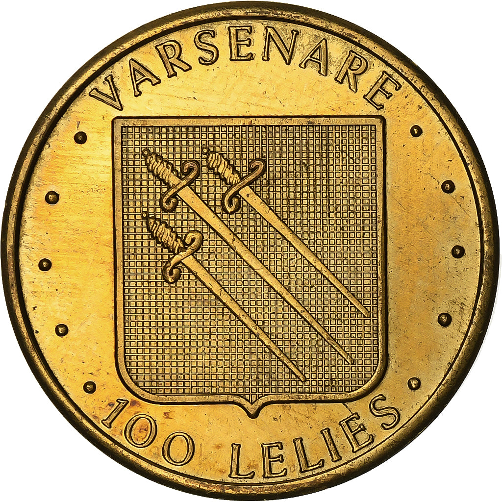 Belgium, Token, 100 Lelies - Varsenare, 1983, Copper, AU(55-58)