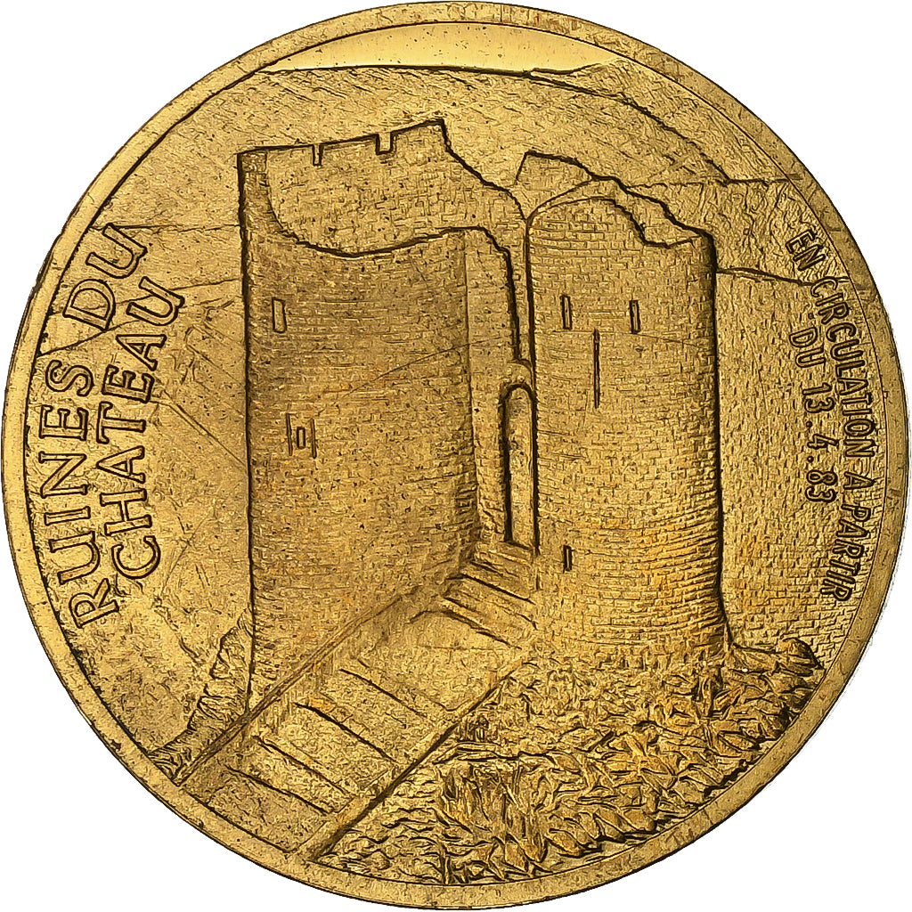 Belgio, ficha, 100 Sol - La Roche en Ardenne, 1983, Rame, SPL-