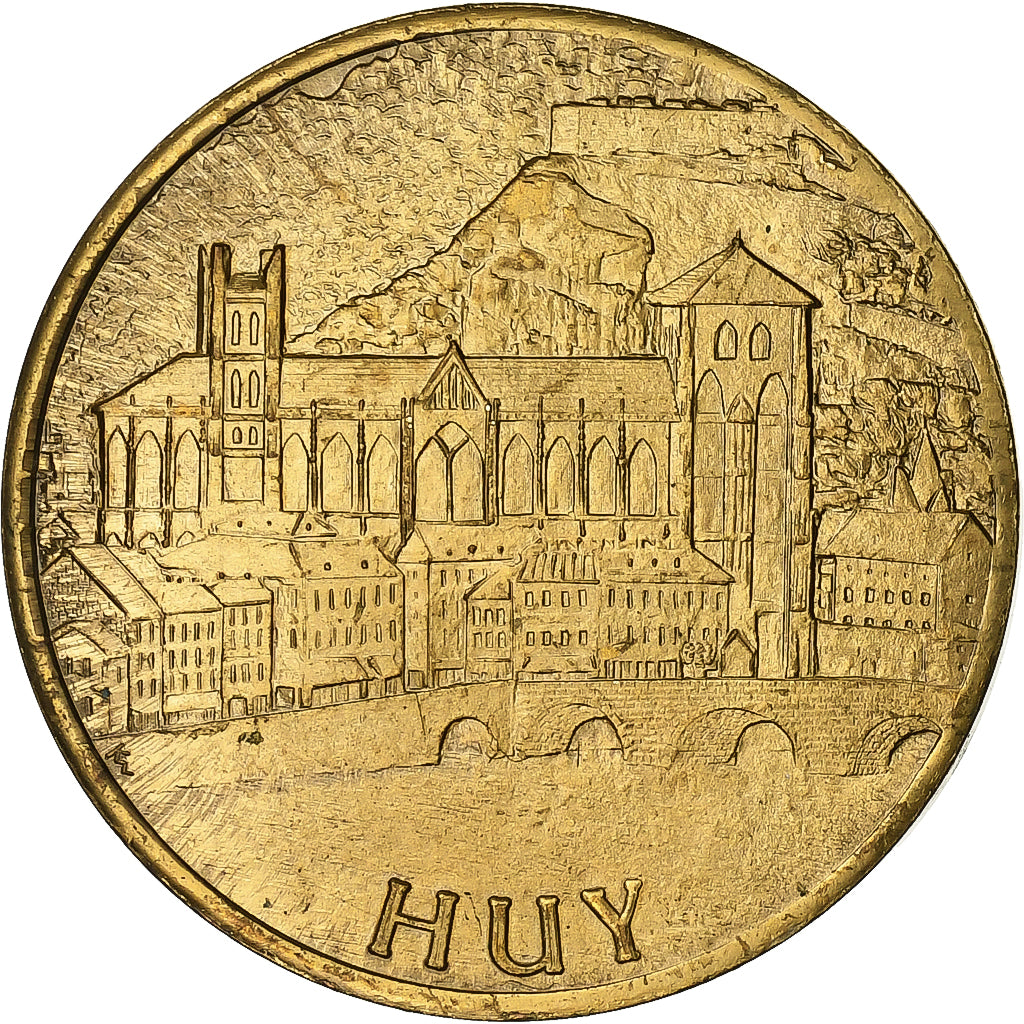 Belgien, betaalpenning, 100 Bassinia - Huy, 1982, Brass plated steel, VZ