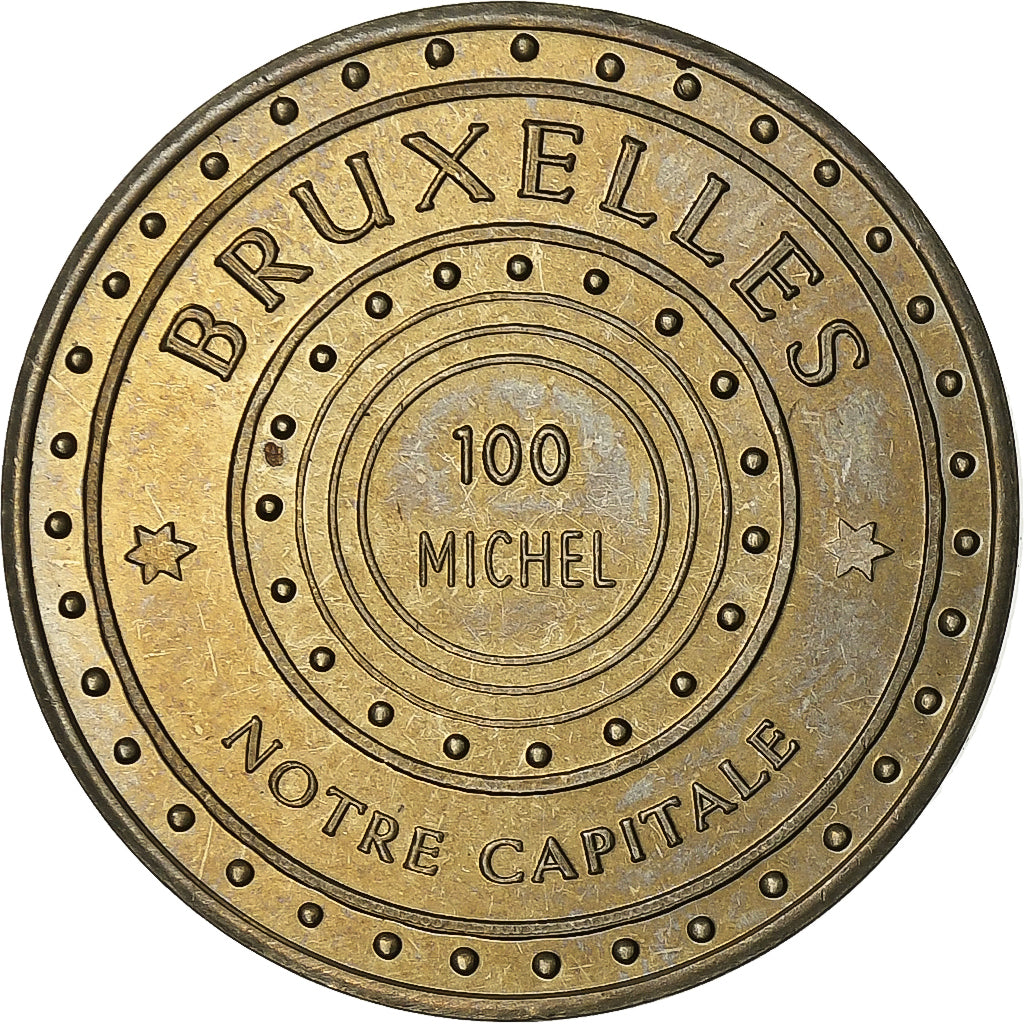 Belgien, betaalpenning, Cathédrale de Bruxelles - 100 Michel, 1983