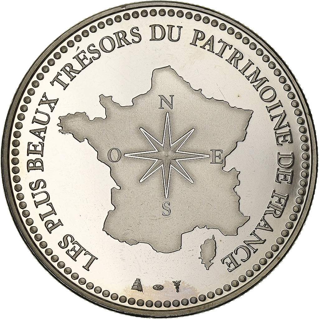 França, medalha, Notre Dame de Lourdes, Cobre-níquel, MS(60-62)