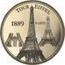 Frankreich, Medaille, Tour Eiffel, Kupfer-Nickel, VZ+