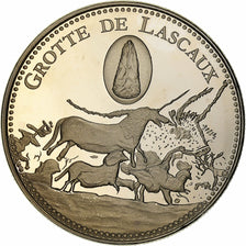 Francia, medalla, La Grotte de Lascaux, Cobre - níquel, EBC+