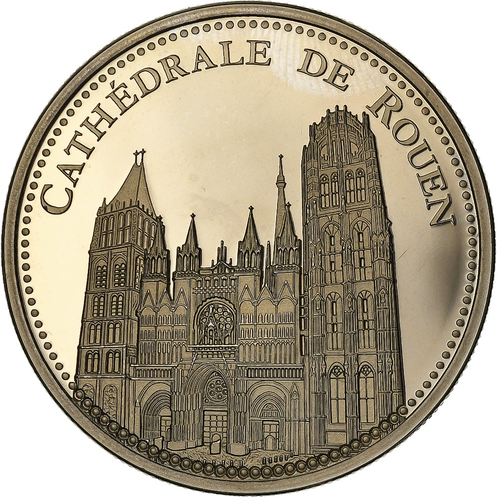 Francia, medaglia, La Cathédrale de Rouen, Rame-nichel, SPL