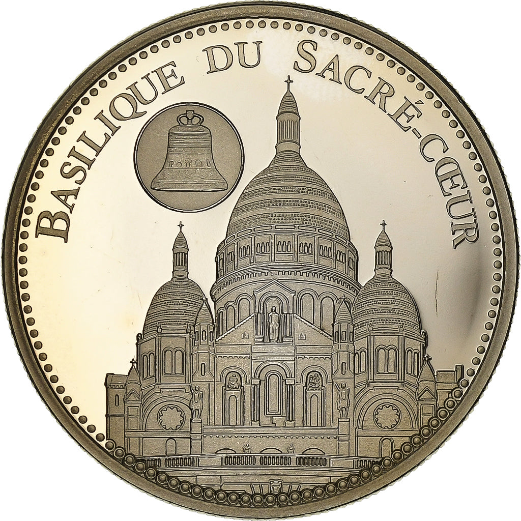 França, medalha, Basilique du Sacré Coeur de Montmartre, Cobre-níquel