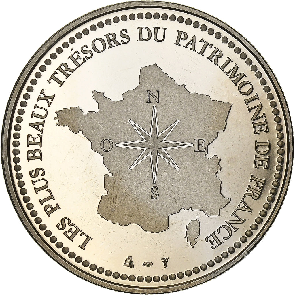 França, medalha, Cathédrale de Reims, Cobre-níquel, MS(60-62)