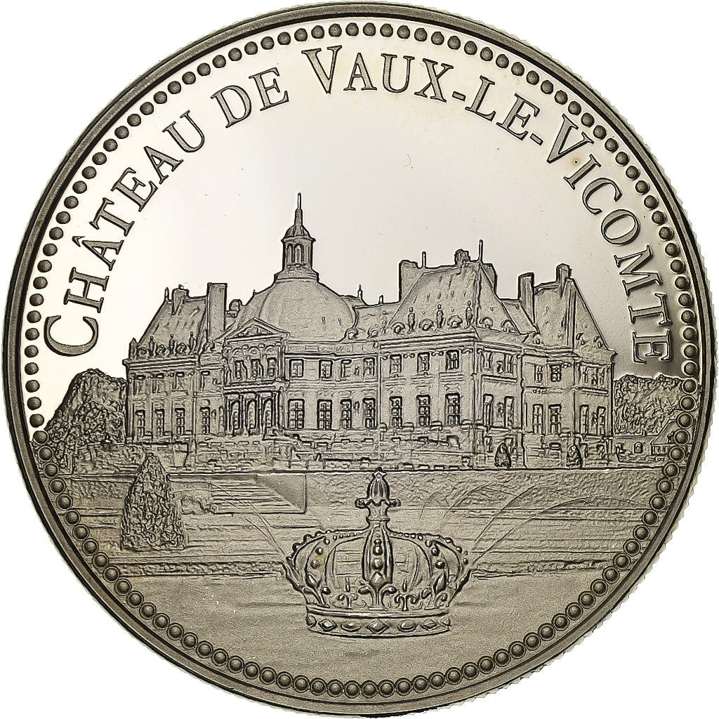 França, medalha, Château de Vaux-le-Vicomte, Cobre-níquel, MS(60-62)