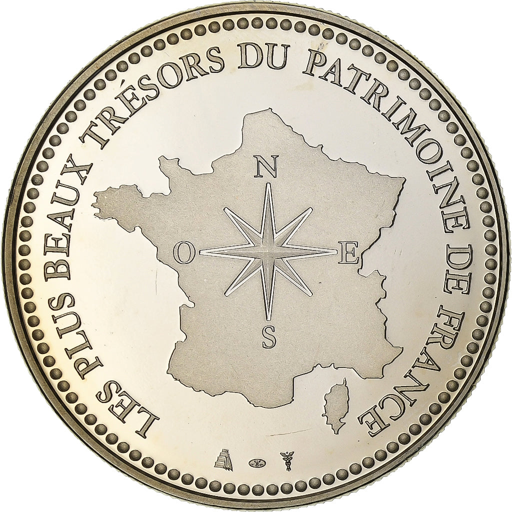 França, medalha, Château de Vaux-le-Vicomte, Cobre-níquel, MS(60-62)