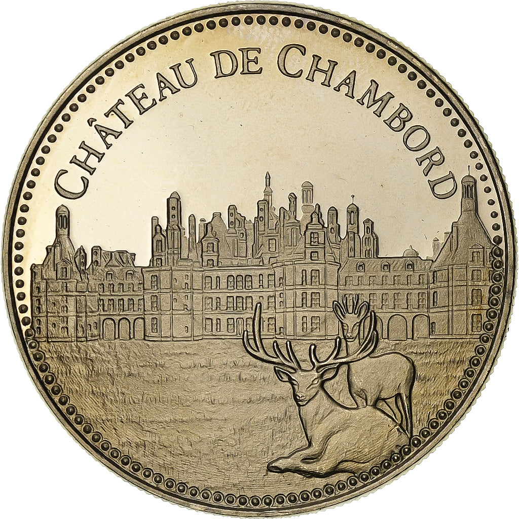 Francia, medaglia, Château de Chambord, Rame-nichel, SPL