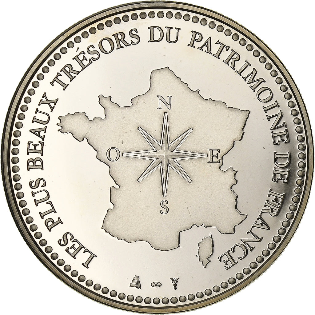 Francia, medaglia, La Maison Carrée de Nimes, Rame-nichel, SPL