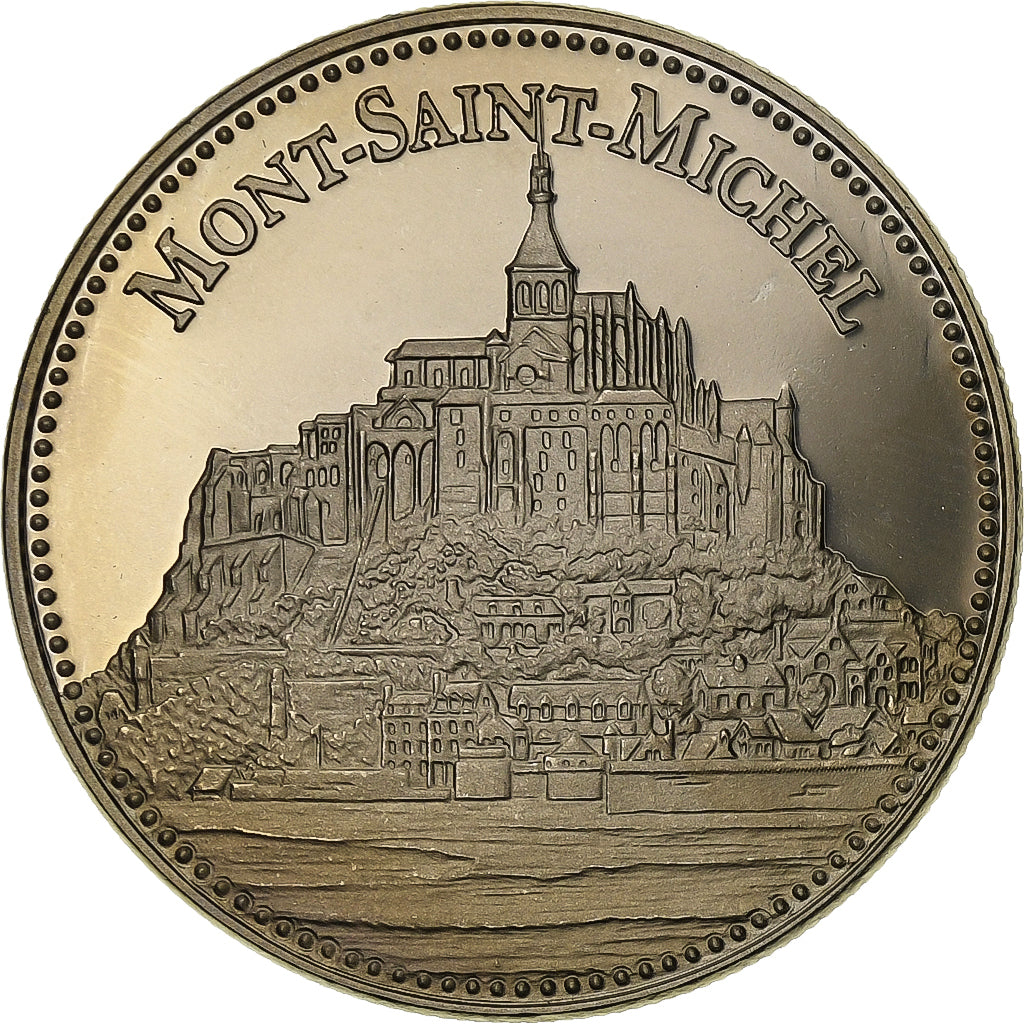 France, Medal, Mont Saint-Michel, Copper-nickel, MS(60-62)
