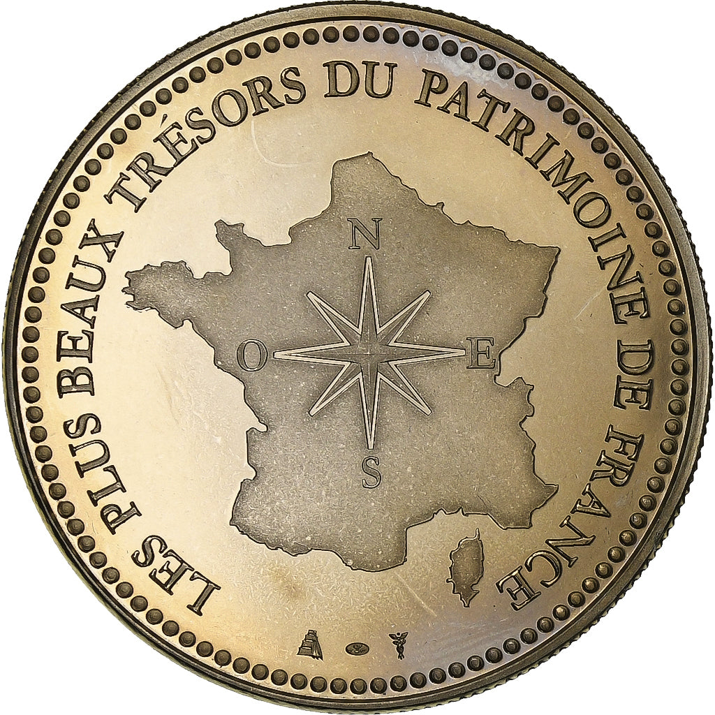 France, Medal, Mont Saint-Michel, Copper-nickel, MS(60-62)