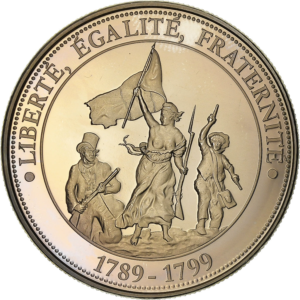 Francia, medaglia, Révolution Française, Liberté, Egalité, Fraternité